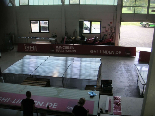 Fussball Werbemittel